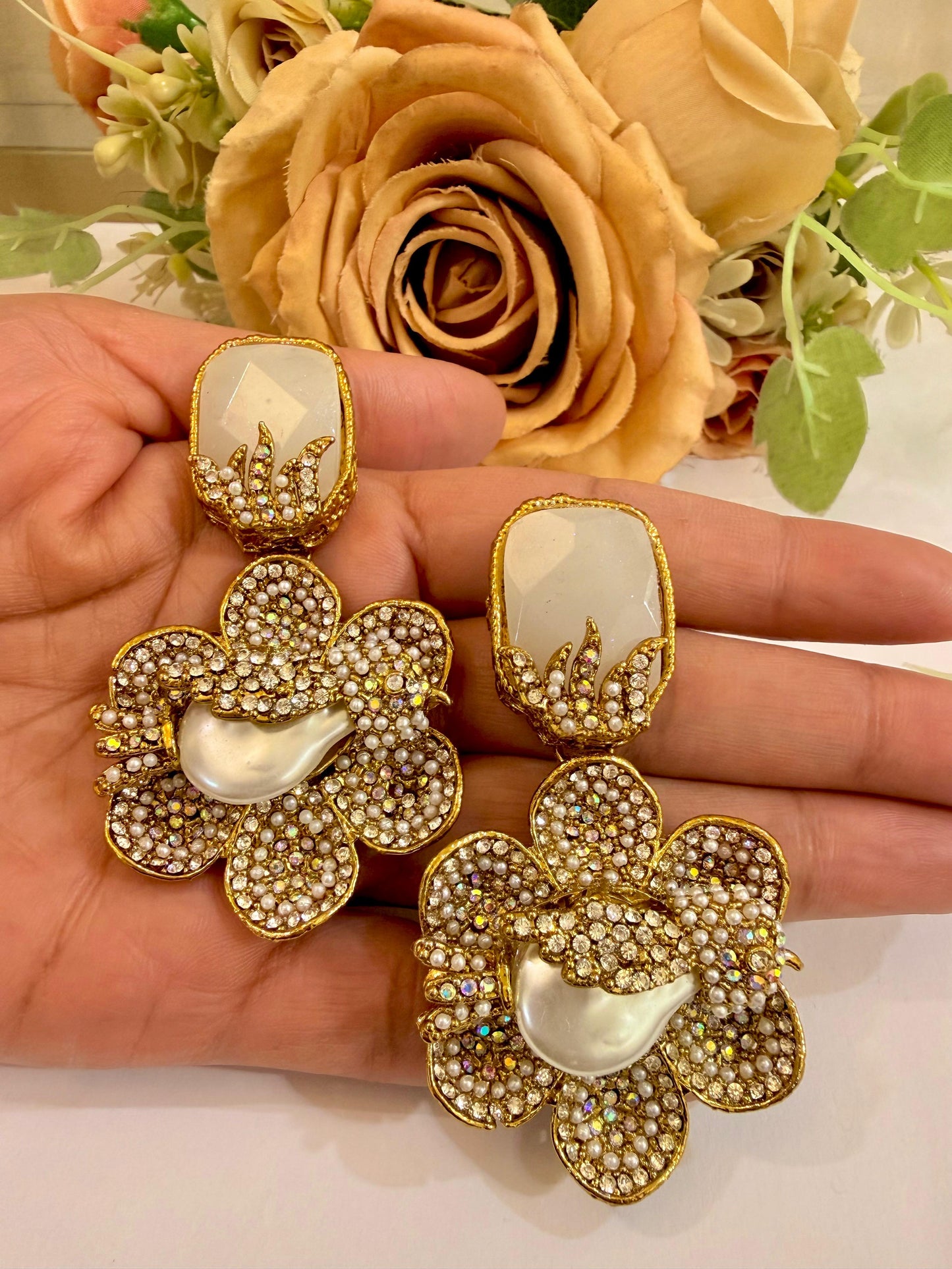 ✨ Baroque Garden Cluster Earrings ✨