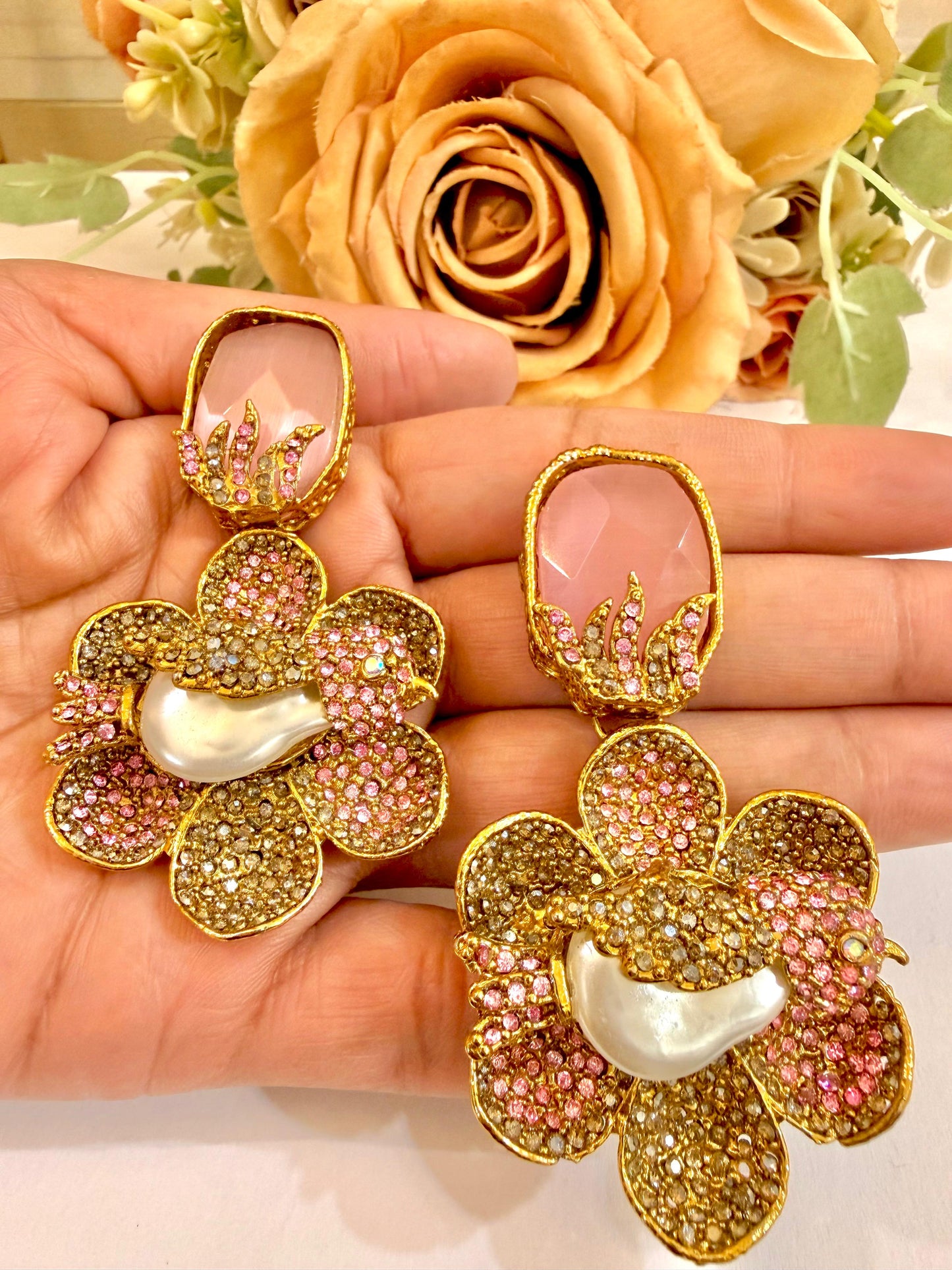 ✨ Baroque Garden Cluster Earrings ✨