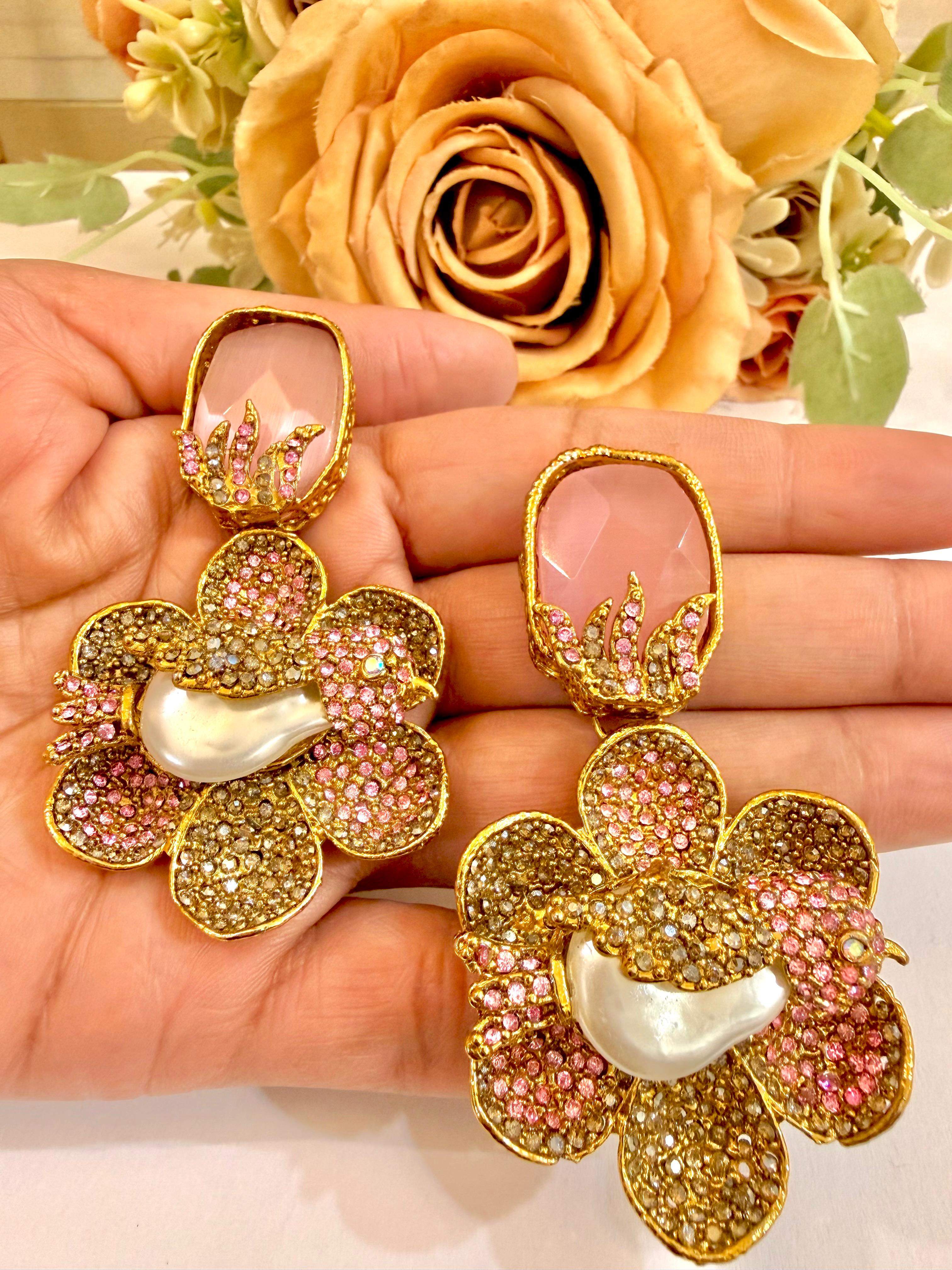 ✨ Baroque Garden Cluster Earrings ✨