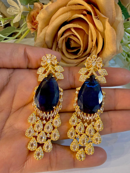 Gold-Toned Drop Earrings